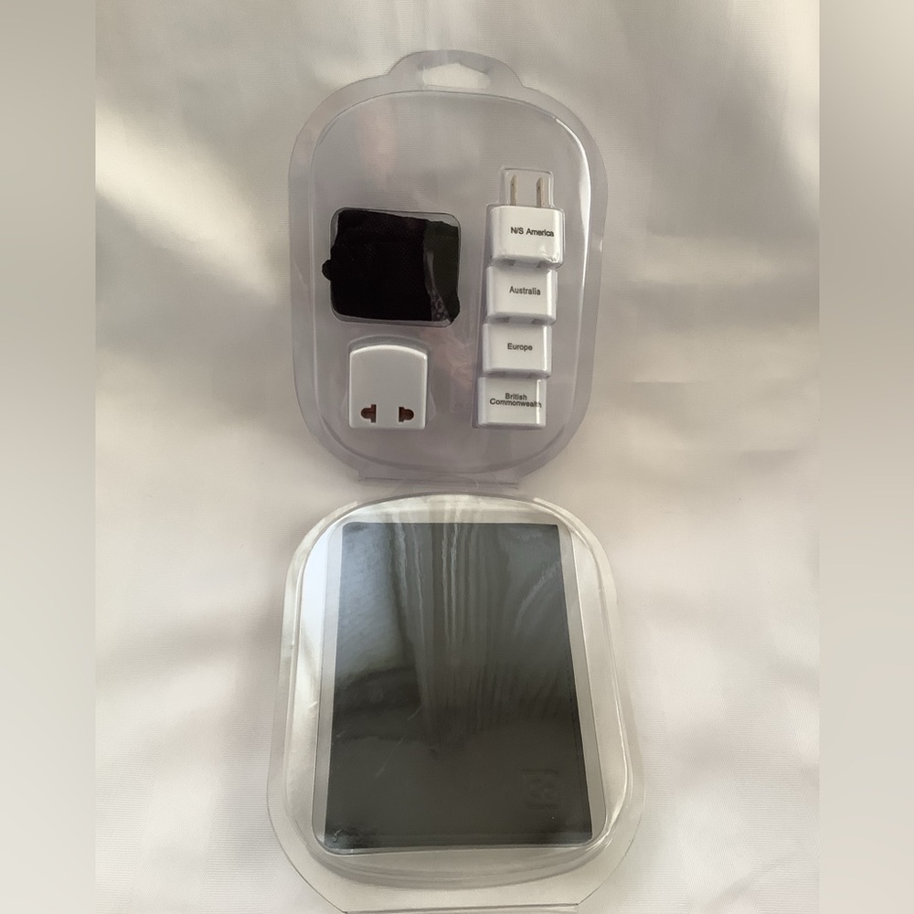 Travel Set -International Adapter Set - RFID Blocking Protection Passport Holder
